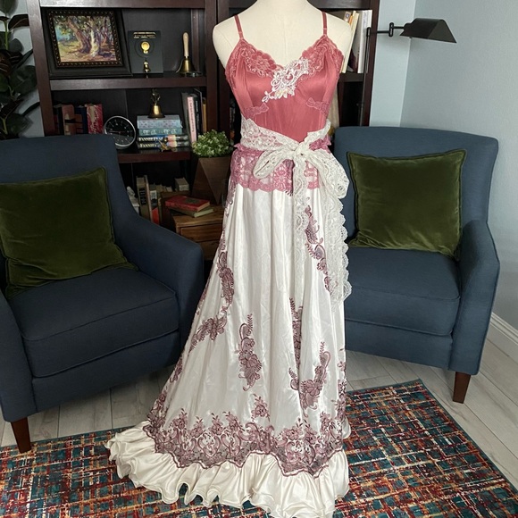 Etsy Dresses & Skirts - OOAK Vintage Victorian Cottagecore Lingerie Dress Lace